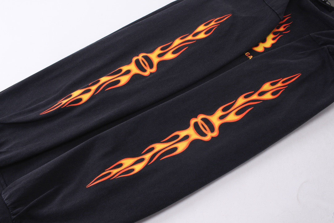 Flame Logo Long Sleeve T-Shirt - Men's