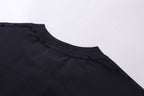Black Cotton Graphic Long-Sleeve - Men's