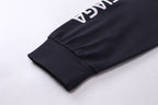 Black Cotton Graphic Long-Sleeve - Men's