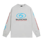 Black Cotton Graphic Long-Sleeve - Men's