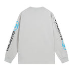 Black Cotton Graphic Long-Sleeve - Men's