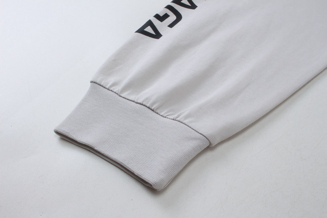 Black Cotton Graphic Long-Sleeve - Men's