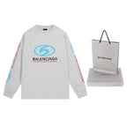 Black Cotton Graphic Long-Sleeve - Men's