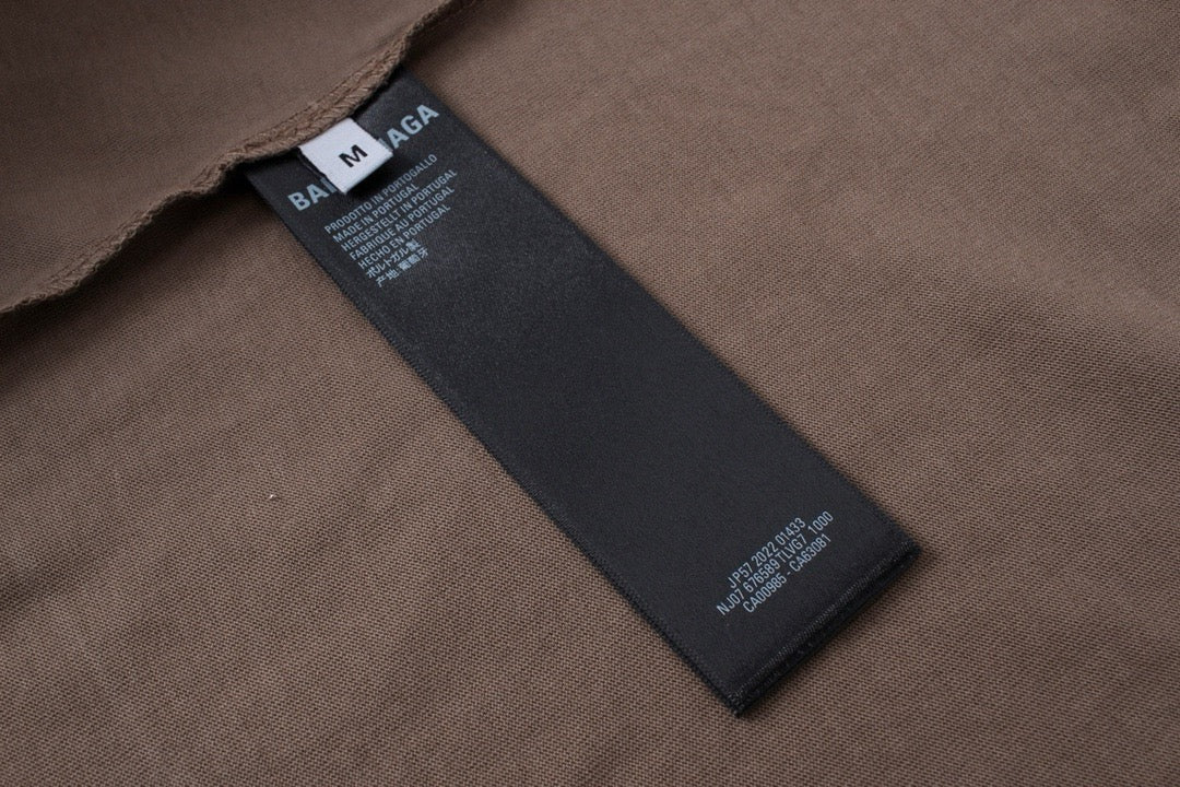 Black Cotton Text Logo Long-Sleeve - Men's