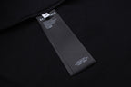 Black Cotton Text Logo Long-Sleeve - Men's