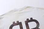 Black Cotton Monogram Long-Sleeve - Men's
