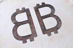 Black Cotton Monogram Long-Sleeve - Men's