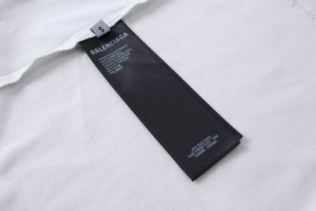 Black Cotton Monogram Long-Sleeve - Men's