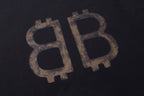 Black Cotton Monogram Long-Sleeve - Men's