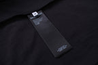 Black Cotton Monogram Long-Sleeve - Men's
