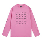 Black Cotton Grid Print Long-Sleeve - Men's