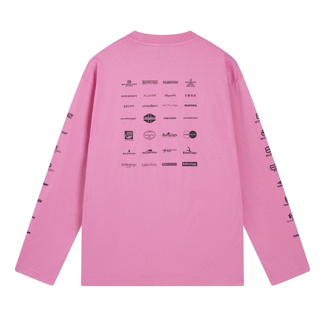 Black Cotton Grid Print Long-Sleeve - Men's