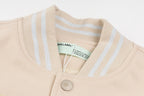 Cream Wool Patch Varsity - Men's