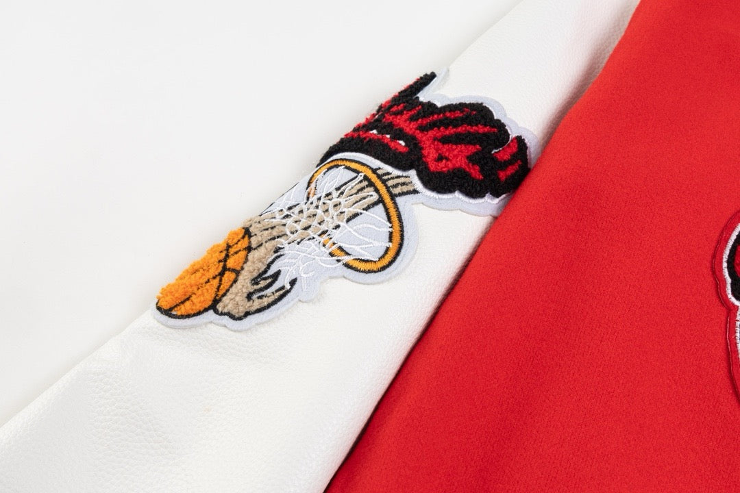 Red Wool Patch Varsity - Men's