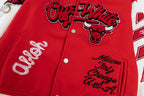 Red Wool Patch Varsity - Men's