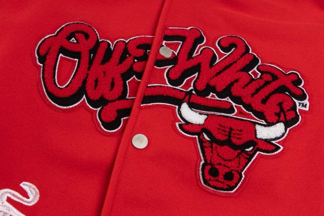 Red Wool Patch Varsity - Men's