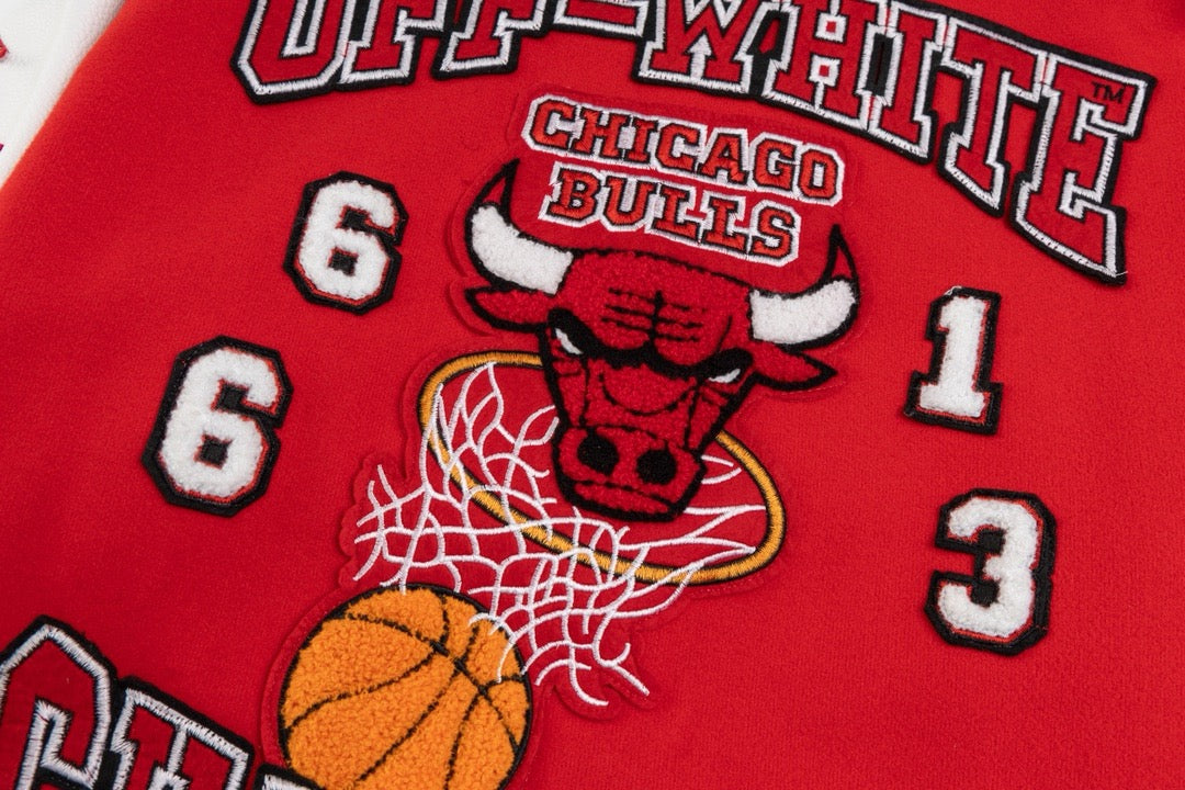 Red Wool Patch Varsity - Men's