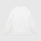 Black Cotton Monogram Crewneck - Men's