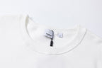 Black Cotton Monogram Crewneck - Men's