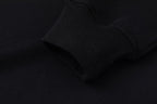 Black Cotton Monogram Crewneck - Men's
