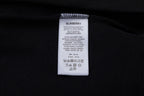 Black Cotton Monogram Crewneck - Men's