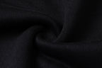 Black Cotton Monogram Crewneck - Men's