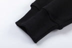 Black Cotton Bear Graphic Crewneck - Men's