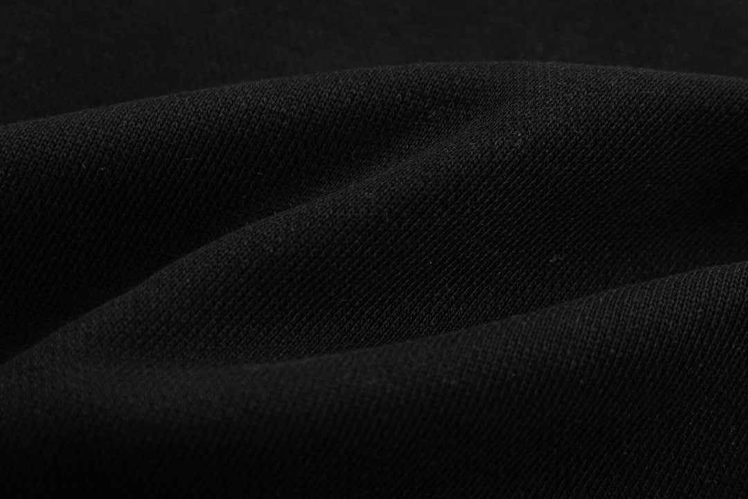 Black Cotton Bear Graphic Crewneck - Men's
