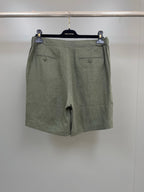 Olive Corduroy Plain Drawstring - Men's