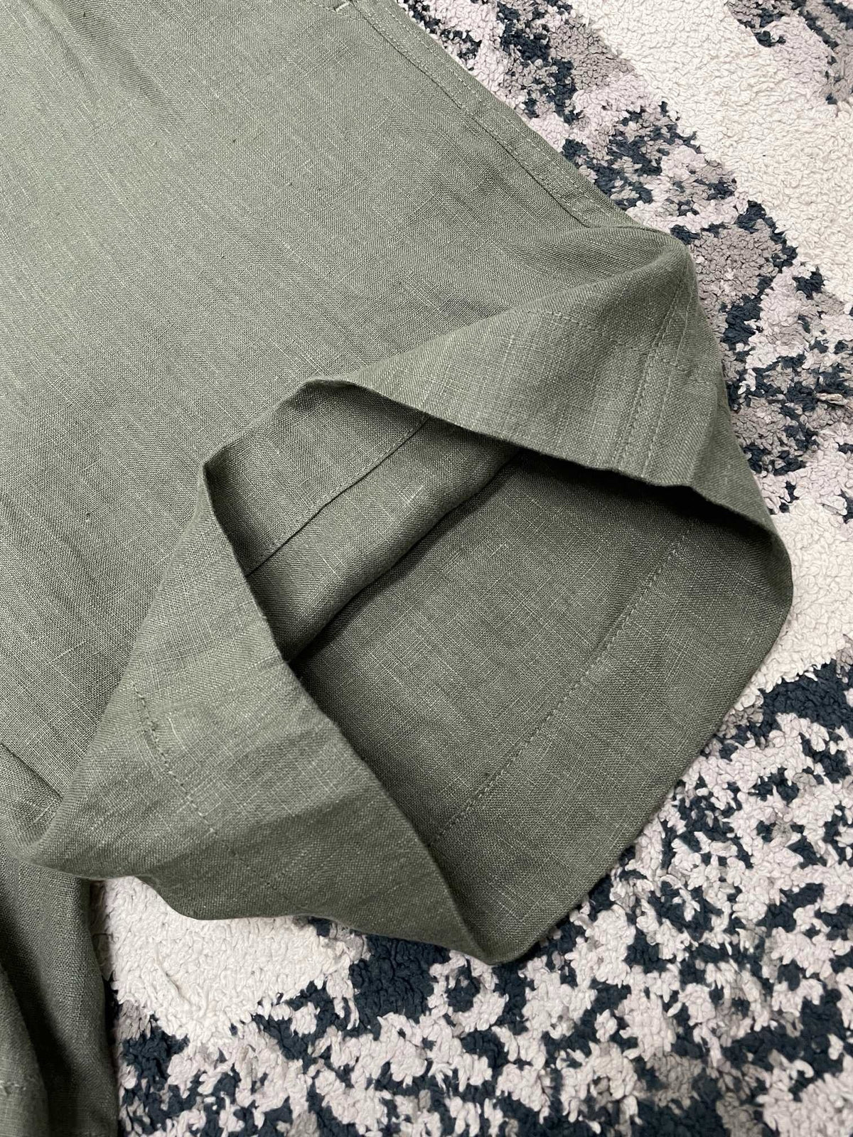Olive Corduroy Plain Drawstring - Men's