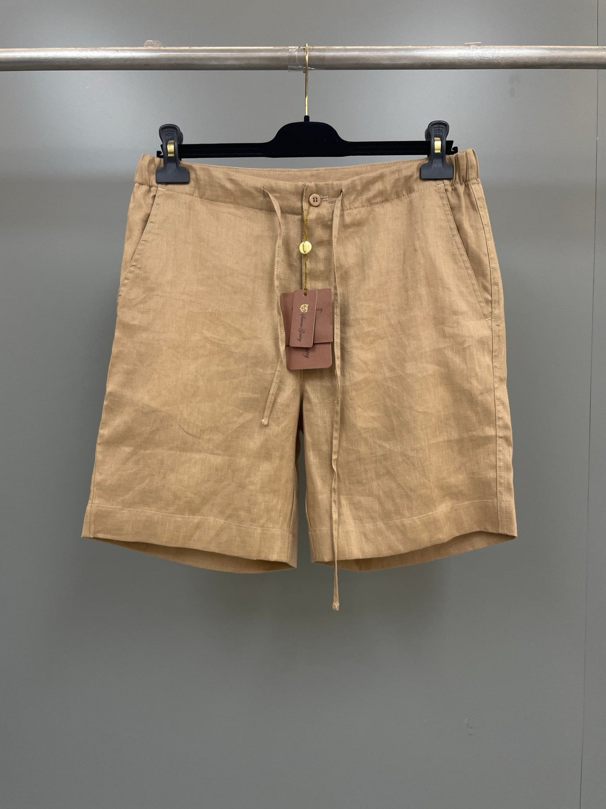 Olive Corduroy Plain Drawstring - Men's