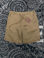 Olive Corduroy Plain Drawstring - Men's