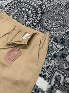 Olive Corduroy Plain Drawstring - Men's