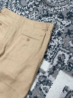 Olive Corduroy Plain Drawstring - Men's