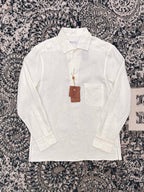 Olive Cotton Plain Long-Sleeve - Men's