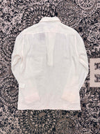 Olive Cotton Plain Long-Sleeve - Men's