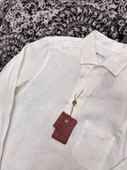 Olive Cotton Plain Long-Sleeve - Men's