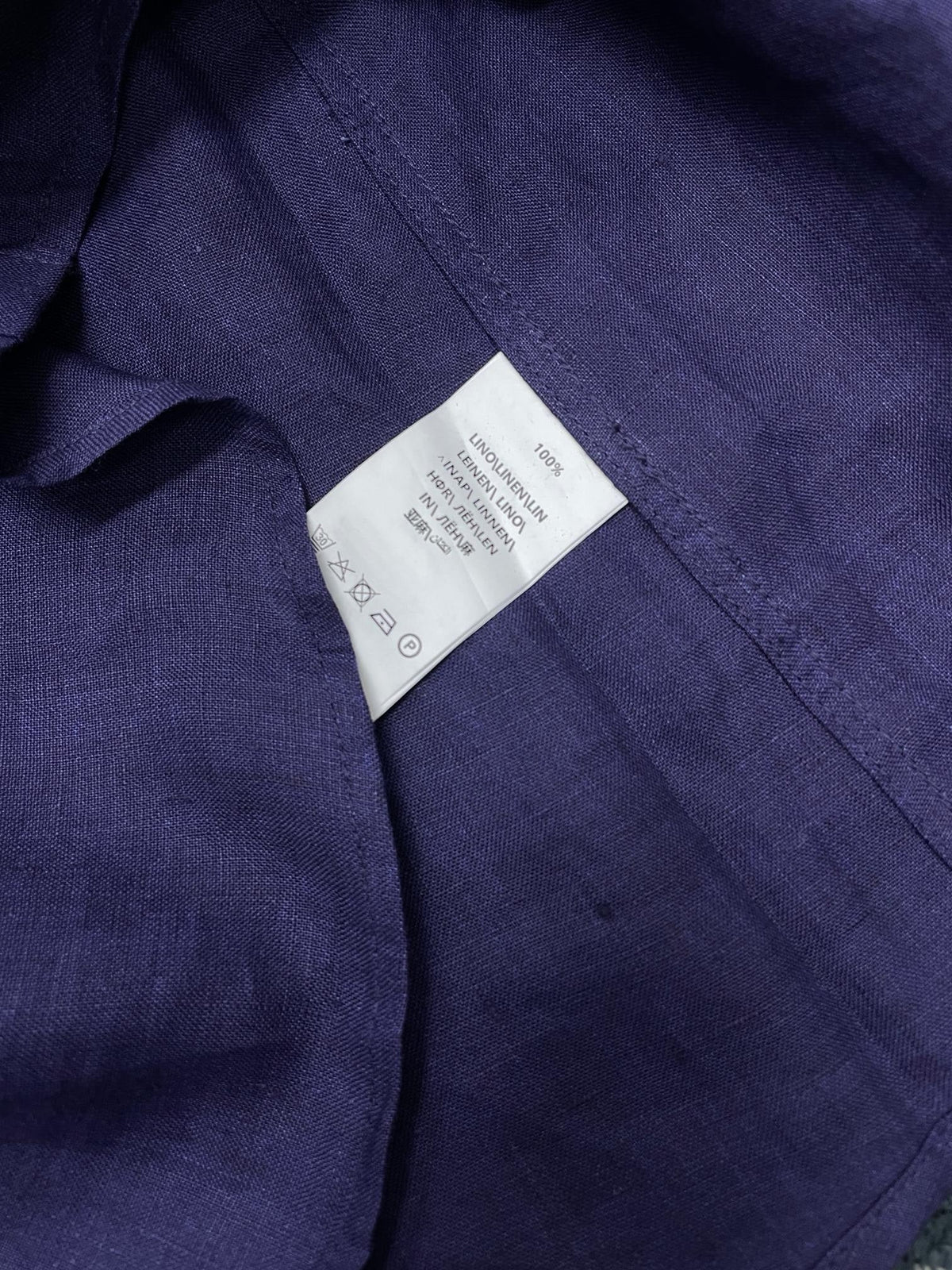 Purple Cotton Twin Pocket Short-Sleeve - Men's