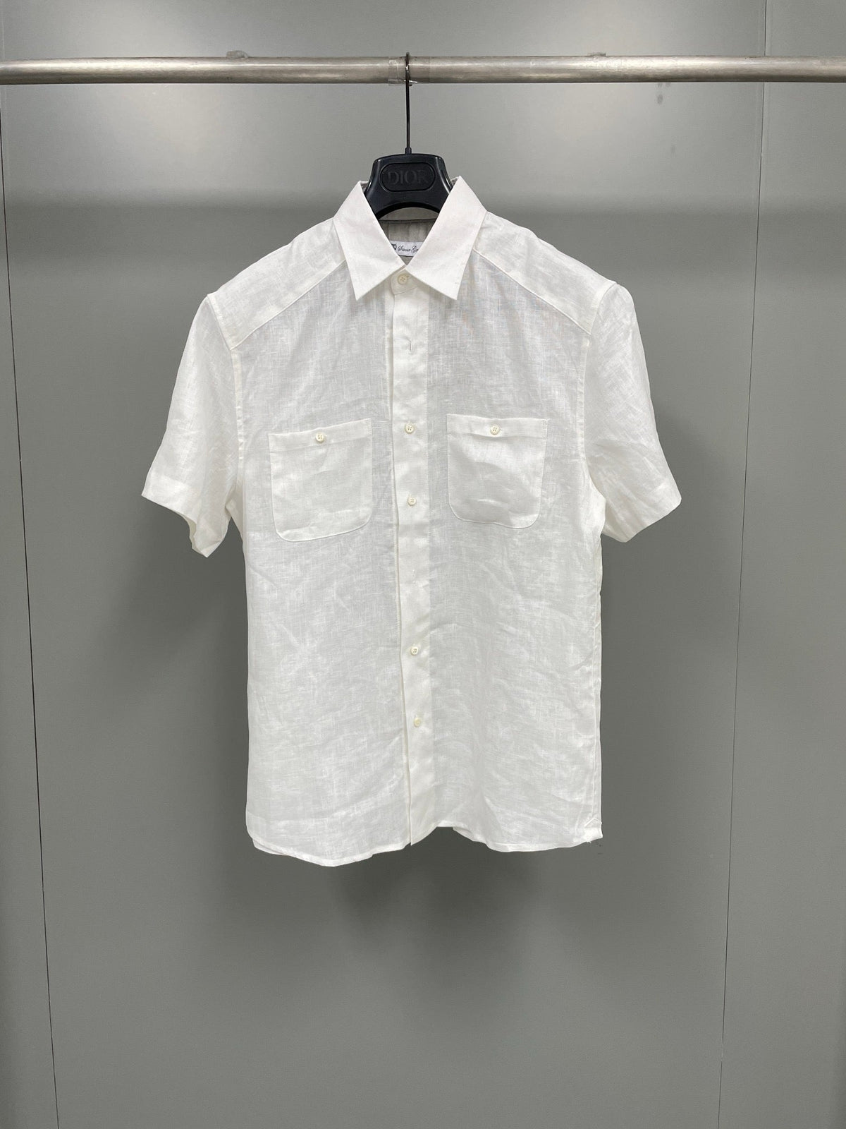 Purple Cotton Twin Pocket Short-Sleeve - Men's