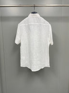 Purple Cotton Twin Pocket Short-Sleeve - Men's