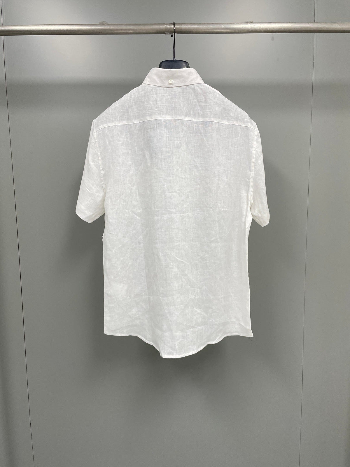 Purple Cotton Twin Pocket Short-Sleeve - Men's