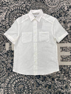 Purple Cotton Twin Pocket Short-Sleeve - Men's