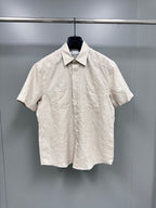 Purple Cotton Twin Pocket Short-Sleeve - Men's