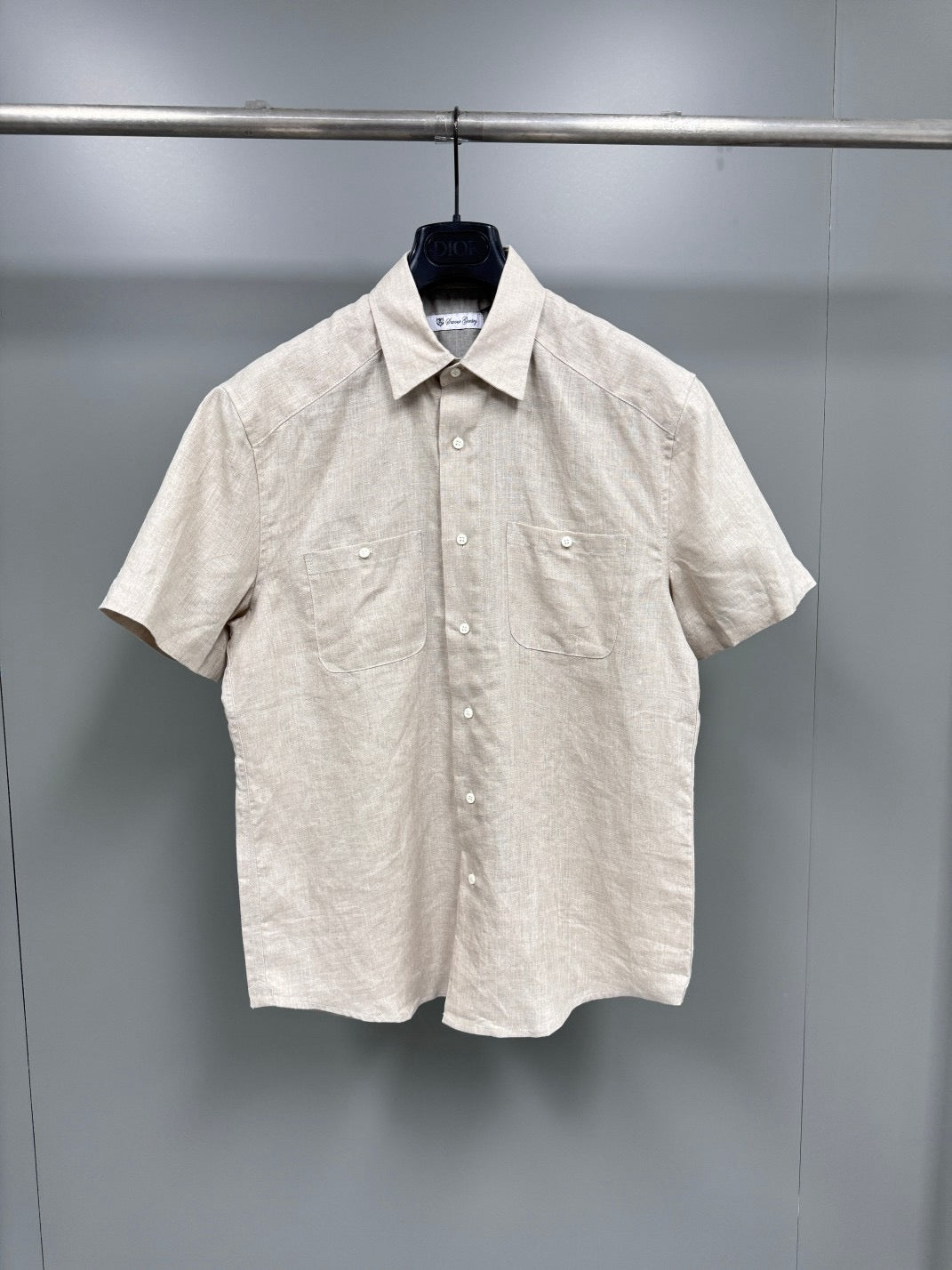 Purple Cotton Twin Pocket Short-Sleeve - Men's