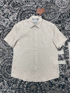 Purple Cotton Twin Pocket Short-Sleeve - Men's