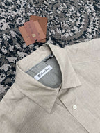 Purple Cotton Twin Pocket Short-Sleeve - Men's