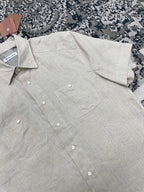 Purple Cotton Twin Pocket Short-Sleeve - Men's