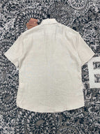 Purple Cotton Twin Pocket Short-Sleeve - Men's