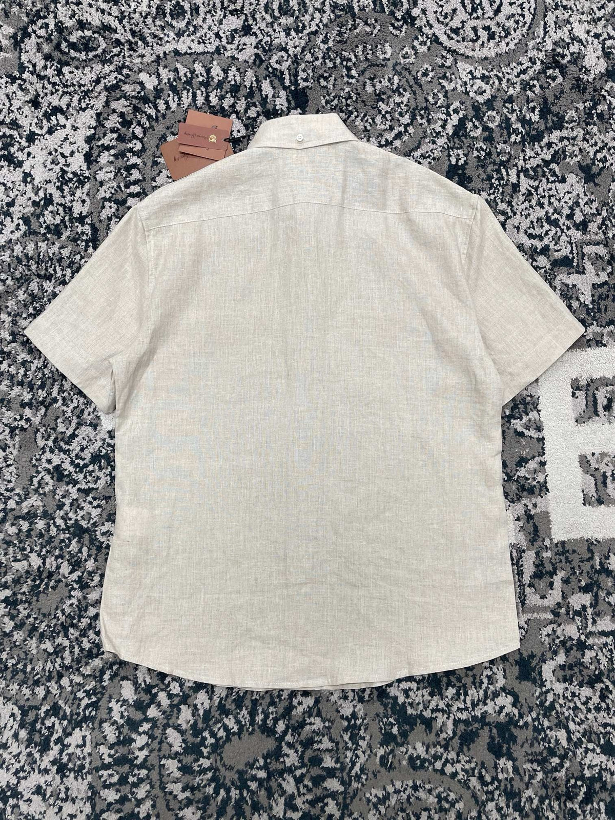 Purple Cotton Twin Pocket Short-Sleeve - Men's