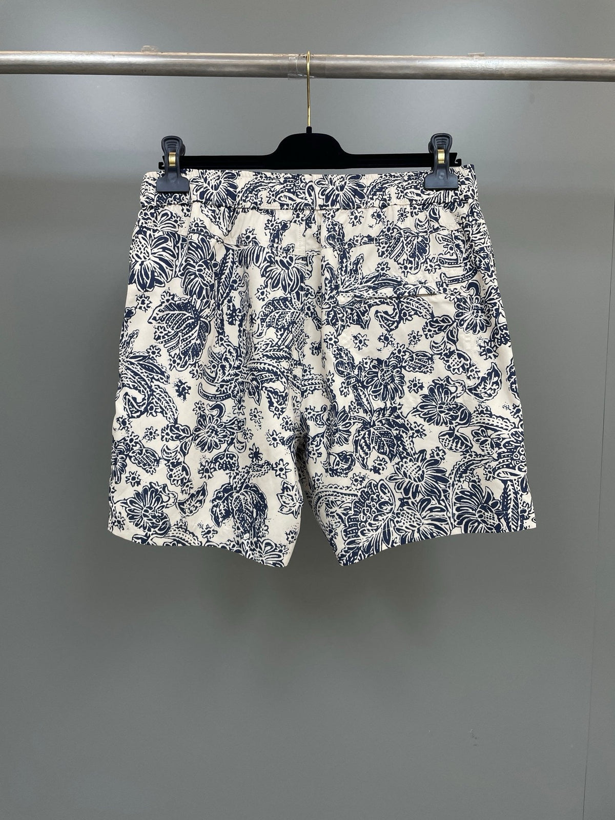 Cream Cotton Toile Print Mini Skirt - Women's